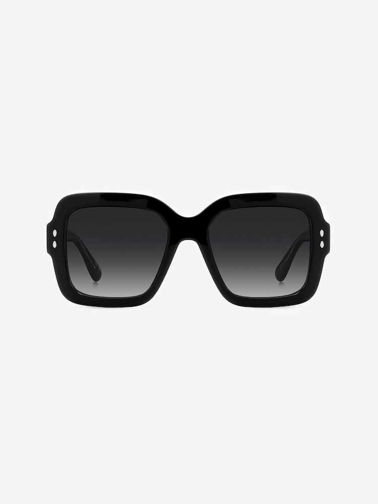 Isabel Marant Black Rectangular Sunglasses - Image 1 of 4