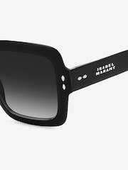 Isabel Marant Black Rectangular Sunglasses - Image 4 of 4
