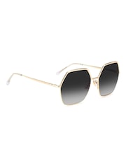 Isabel Marant Gold Oversized Rectangular Geometrical Sunglasses - Image 1 of 5