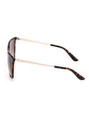 Guess Classic Brown Sunglasses in Dark Havana - Image 2 of 8