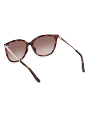 Guess Classic Brown Sunglasses in Dark Havana - Image 3 of 8