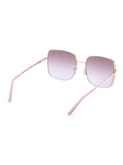 Guess Natural Metal Square Sunglasses - Image 6 of 8