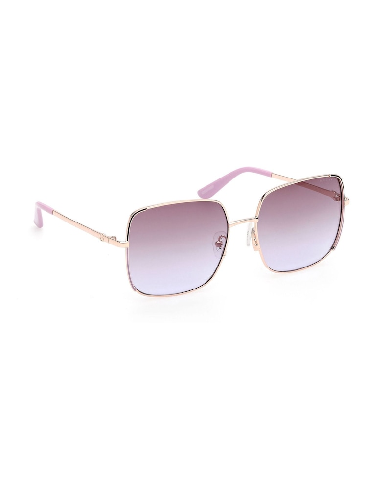 Guess Natural Metal Square Sunglasses - Image 8 of 8 Guess Natural Metal Square Sunglasses - Image 8 of 8