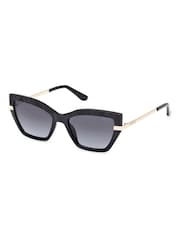 Guess Rectangular Black Sunglasses - Image 2 of 8