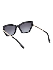 Guess Rectangular Black Sunglasses - Image 4 of 8