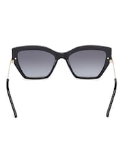 Guess Rectangular Black Sunglasses - Image 5 of 8