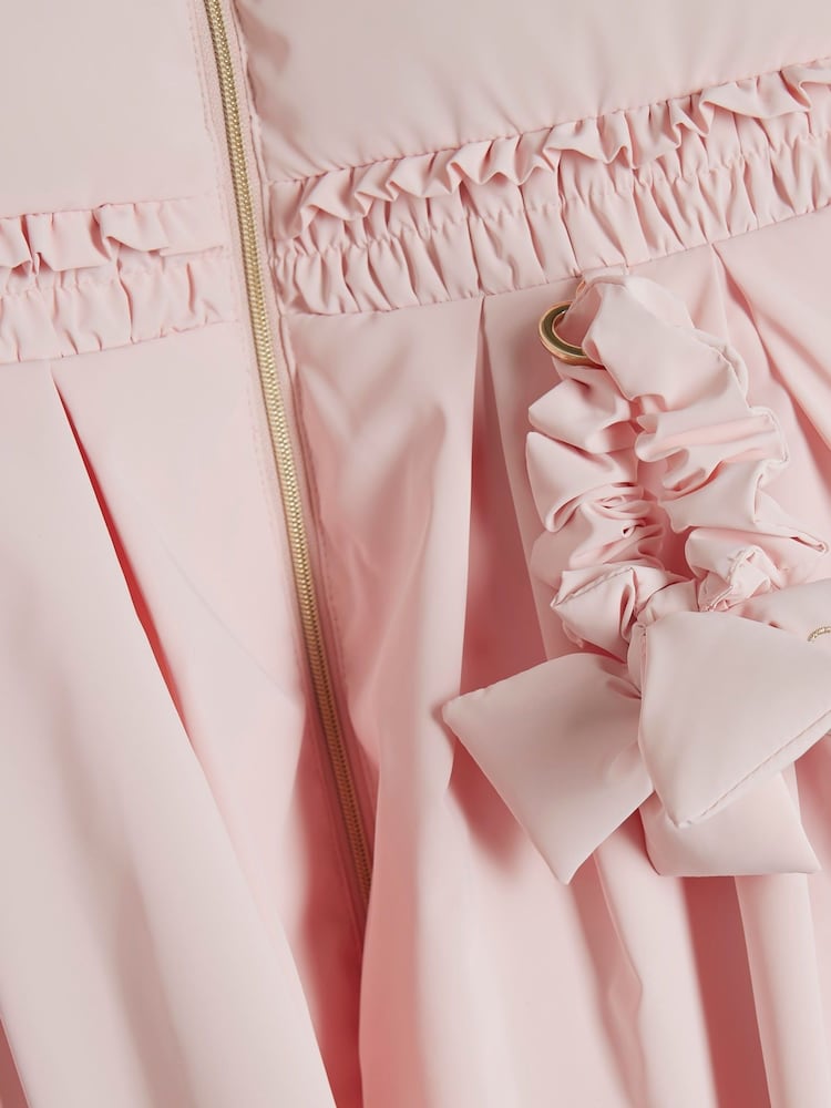 River Island Pink Girls Skirt Padded Coat - Image 4 of 4 River Island Pink Girls Skirt Padded Coat - Image 4 of 4