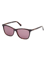 GANT Brown Elegant Sunglasses In Dark Havana - Image 2 of 8
