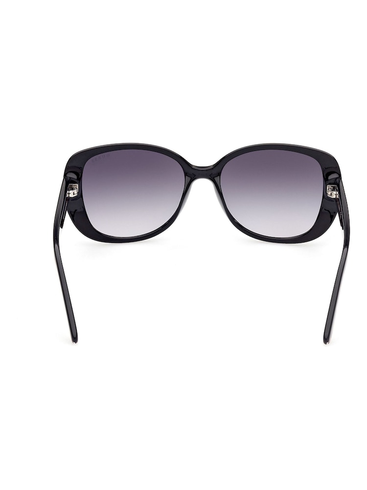 Guess Black Rectangular Sunglasses - Image 2 of 8 Guess Black Rectangular Sunglasses - Image 2 of 8