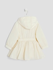 River Island Cream Girls Peplum Rain Coat - Image 2 of 4