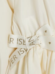 River Island Cream Girls Peplum Rain Coat - Image 4 of 4
