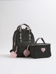 River Island Black Girls Nylon Backpack Bundle - Image 4 of 6