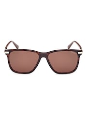 GANT Brown Square Sunglasses In Dark Havana - Image 1 of 8