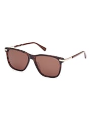 GANT Brown Square Sunglasses In Dark Havana - Image 2 of 8