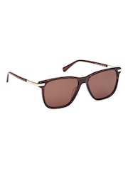 GANT Brown Square Sunglasses In Dark Havana - Image 3 of 8