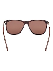 GANT Brown Square Sunglasses In Dark Havana - Image 6 of 8