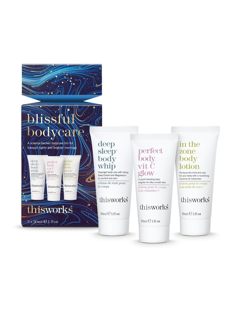 This Works Blissful Bodycare Gift Set (Worth £30) - Image 1 of 7 This Works Blissful Bodycare Gift Set (Worth £30) - Image 1 of 7