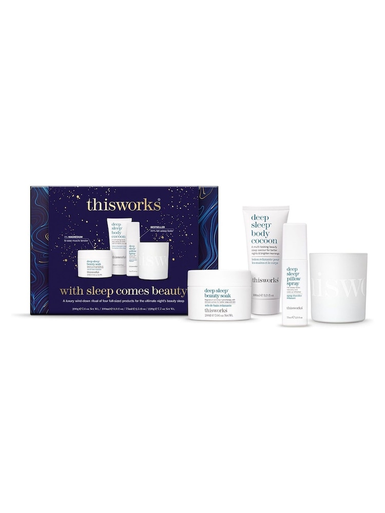 This Works With Sleep Comes Beauty Gift Set (Worth £106) - Image 1 of 8