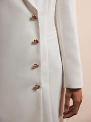 Mint Velvet White Blazer Mini Dress - Image 4 of 8