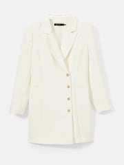 Mint Velvet White Blazer Mini Dress - Image 7 of 8