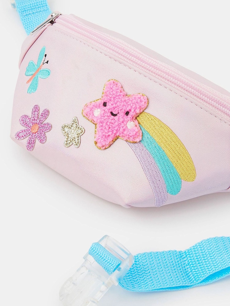 Angels By Accessorize Pink Girls Star Belt Bag - Image 3 of 4