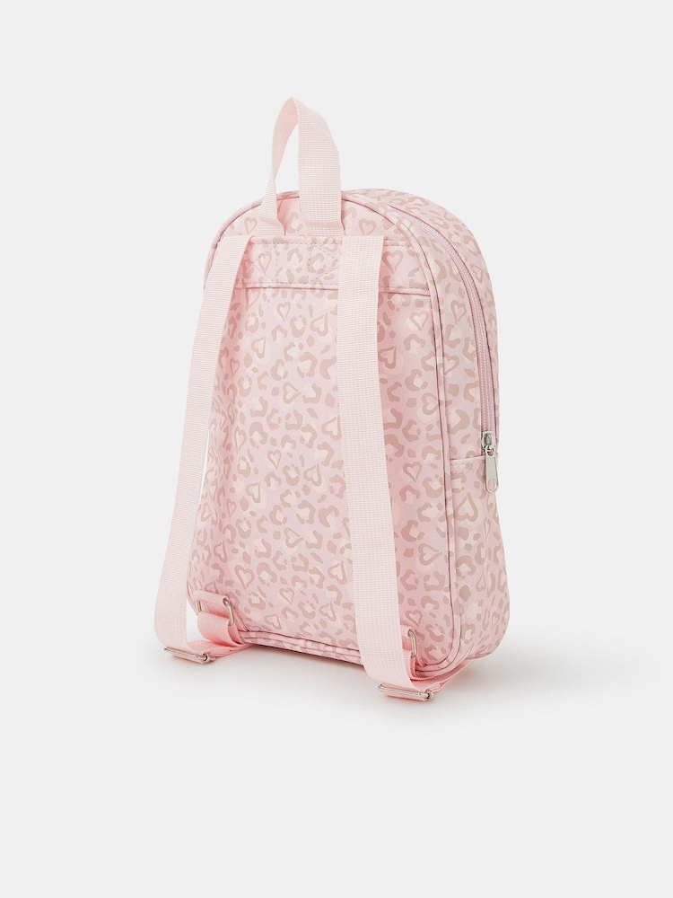 Angels By Accessorize Pink Girls Sequin Cat Print Backpack - Image 2 of 3