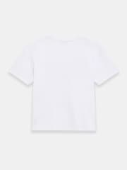 Mint Velvet White Heart Graphic Print T-Shirt - Image 6 of 6