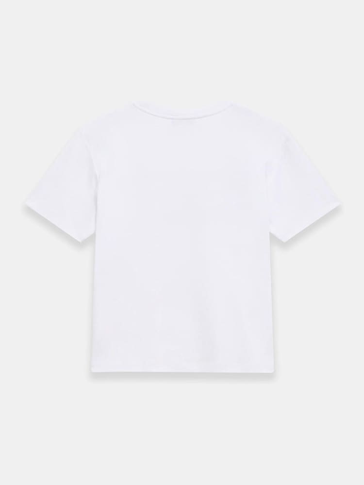Mint Velvet White Heart Graphic Print T-Shirt - Image 6 of 6