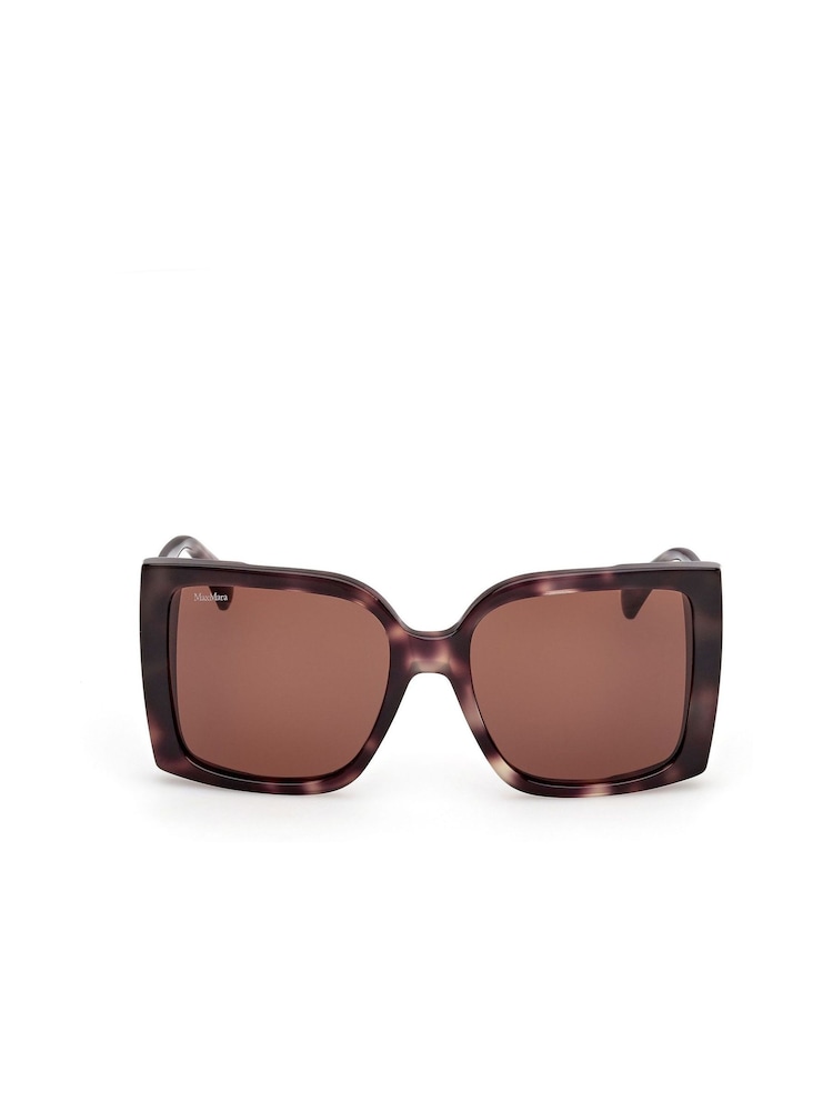 Max Mara Modern Brown Sunglasses in Coloured Havana - Image 1 of 8