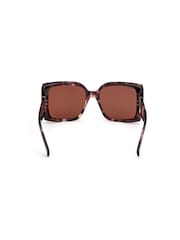 Max Mara Modern Brown Sunglasses in Coloured Havana - Image 5 of 8