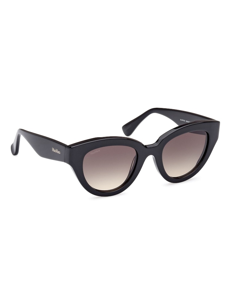 Max Mara Round Black Sunglasses - Image 1 of 8