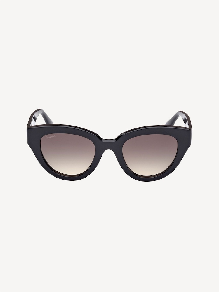 Max Mara Round Black Sunglasses - Image 2 of 8 Max Mara Round Black Sunglasses - Image 2 of 8