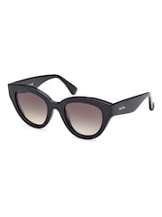 Max Mara Round Black Sunglasses - Image 3 of 8