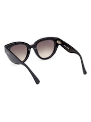 Max Mara Round Black Sunglasses - Image 5 of 8