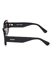 Max Mara Square Black Sunglasses - Image 4 of 9