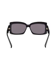 Max Mara Square Black Sunglasses - Image 6 of 9