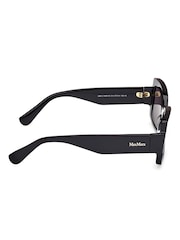 Max Mara Square Black Sunglasses - Image 8 of 9