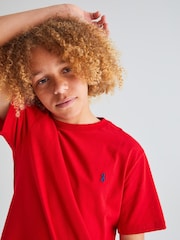 Polo Ralph Lauren Red Boys Jersey Crewneck T-Shirt - Image 3 of 5