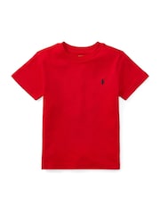 Polo Ralph Lauren Red Boys Jersey Crewneck T-Shirt - Image 4 of 5