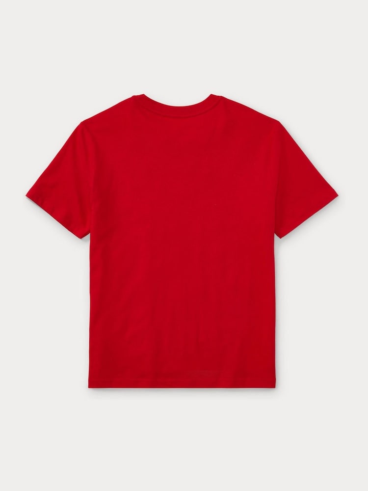 Rot - Polo Ralph Lauren T-Shirt aus Jersey - Bild 6 von 6