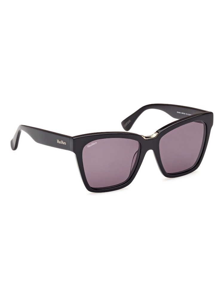 Max Mara Square Black Sunglasses - Image 2 of 8