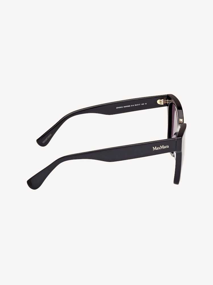 Max Mara Square Black Sunglasses - Image 8 of 8