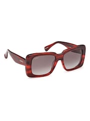 Max Mara Square Red Sunglasses - Image 1 of 8