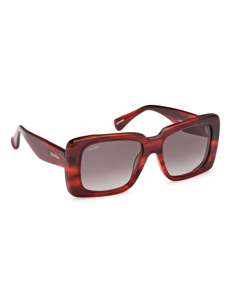 Max Mara Square Red Sunglasses - Image 1 of 8