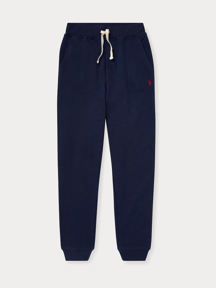 Polo Ralph Lauren Blue Boys Jersey Logo Joggers - Image 1 of 2