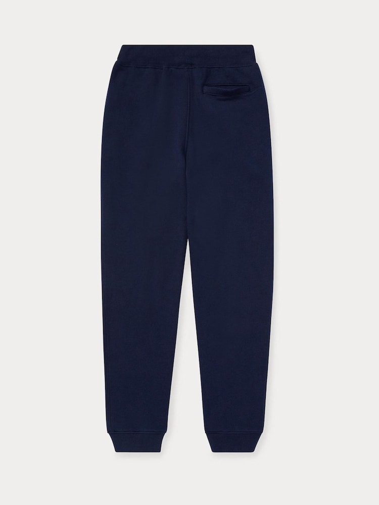 Polo Ralph Lauren Blue Boys Jersey Logo Joggers - Image 2 of 2