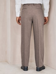 Brown Loose Fit Striped Trousers - Image 2 of 4