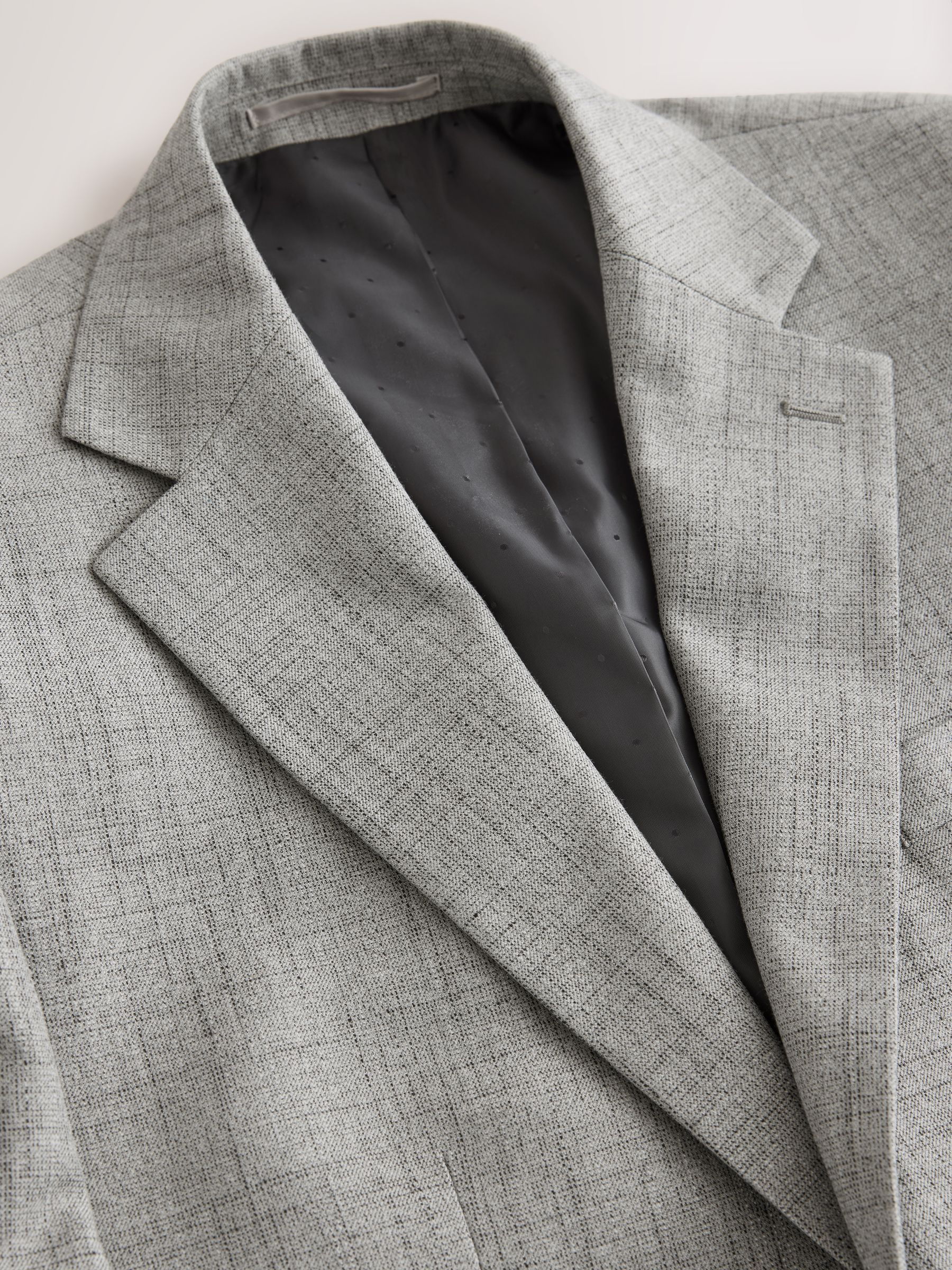 Buy Grey Loose Fit Textured Suit Jacket from Next USA