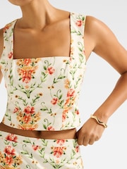 Forever New Cream Payton Printed Top - Image 5 of 5