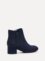 Linzi Blue Manor Low Block Heeled Ankle Boots - Image 3 of 5